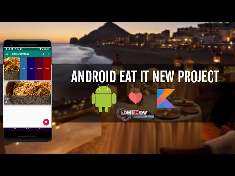 Android Development Tutorial - New Eat It part 99 Server App Create Size and Addon