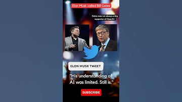 Elon musk vs Bill Gates on AI, OpenAI - Wahaj Mansoor #short #ai #billgate #shorts #viral #elonemusk