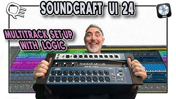 SOUNDCRAFT UI 24 - MULTITRACK WITH LOGIC SETUP