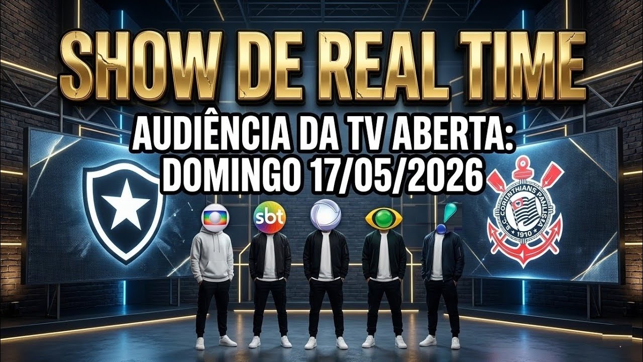 SBT massacra a Record neste domingo Show de Real Time - Audiência da TV ...
