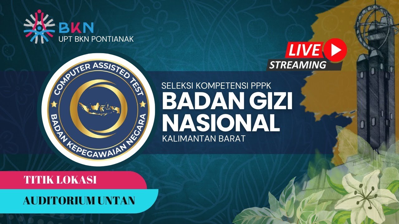 Sesi 1 21/12/2025 Seleksi  Kompetensi PPPK Tingkat Instansi Badan Gizi Nasional  Tahun 2025