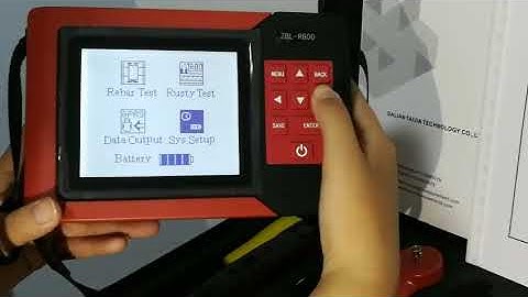 Video to show the whole shipment of ZBL R800 rebar locator