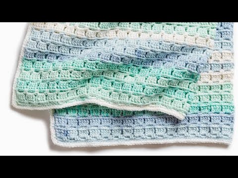 Crochet Tiles For Miles Baby Blanket