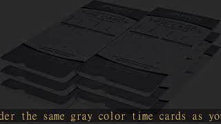 300 uPunch Time Cards for HN4000 AutoAlign Calculating Time Clocks