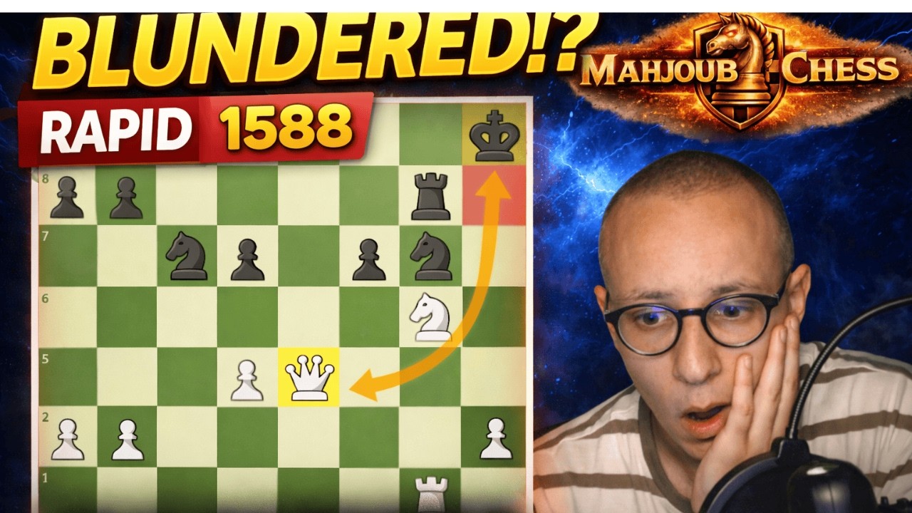 1588 Rapid Chess – I Blundered a Winning Position 😭 | Road to 1800 Elo