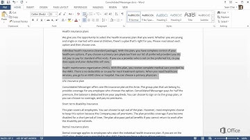Training - Create your first Word 2013 document  Add some formatting - Video 3 of 5