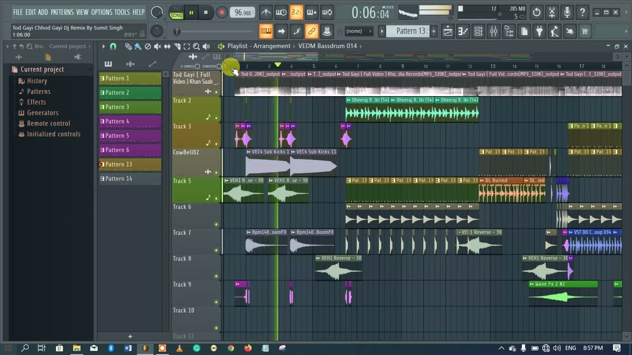 New FLP Project 2022 | NO Voice Tag 2022 | Tod Gayi Dj Remix FLP Project Free Dwonload | 