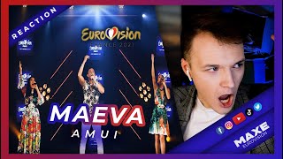 Reaction  Maeva Amui  Eurovision France 2021  Cest Vous Qui Dcidez