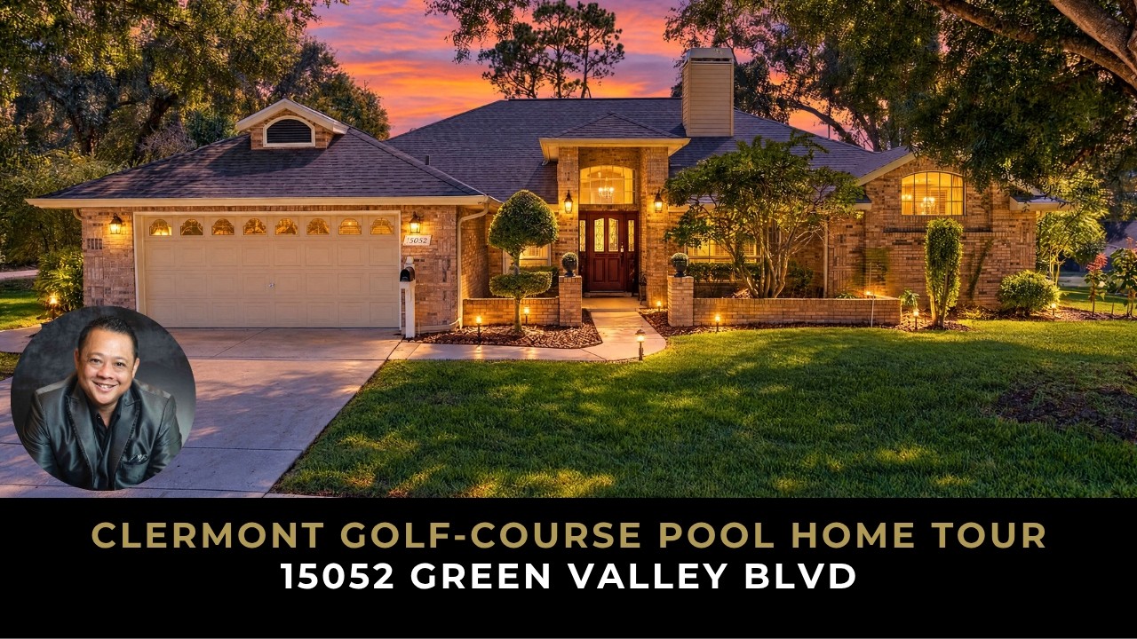 Clermont Golf-Course Pool Home Tour | 15052 Green Valley Blvd