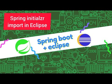 How to Import the spring initializer in Eclipse