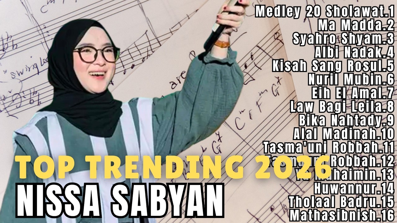 Nissa Sabyan [ Full Album 2026 ] LAGU SHOLAWAT NABI MERDU TERBARU 2023 Penyejuk Hati