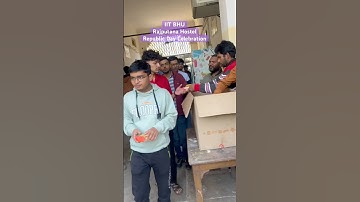 IIT BHU Rajputana Hostel Republic Day Celebration #shorts #republicday #india