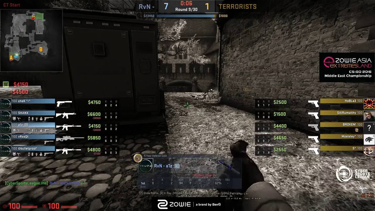 Team RVN vs Team Millenium Map 1 (BO3)