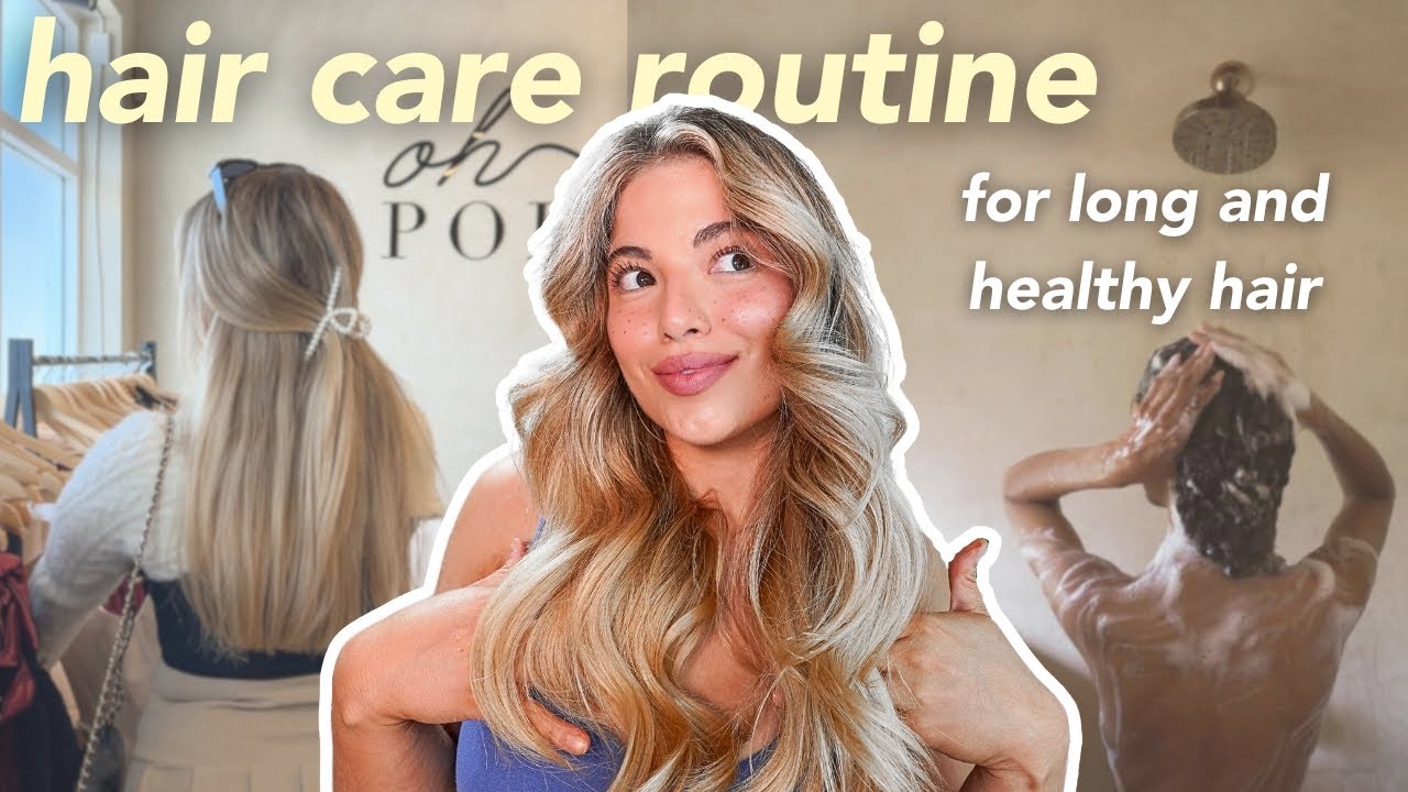 Haircare routine in 2025 🎀 | my PERFECTED hair care routine for long and healthy hair