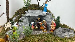 Diy Christmas Nativity Scene || Simple and Easy Christmas Nativity made of Cardboard