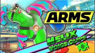 All Helix Voice Clips • ARMS • All Voice Lines • Nintendo Switch 2017