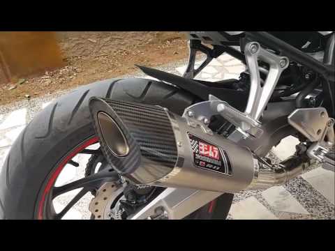 Honda CB650F Yoshimura Exhaust sound - YouTube