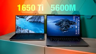 MacBook Pro 16 5600M Gaming Review v XPS 15 9500 GTX 1650 Ti & Surface Book 3 1660 Ti