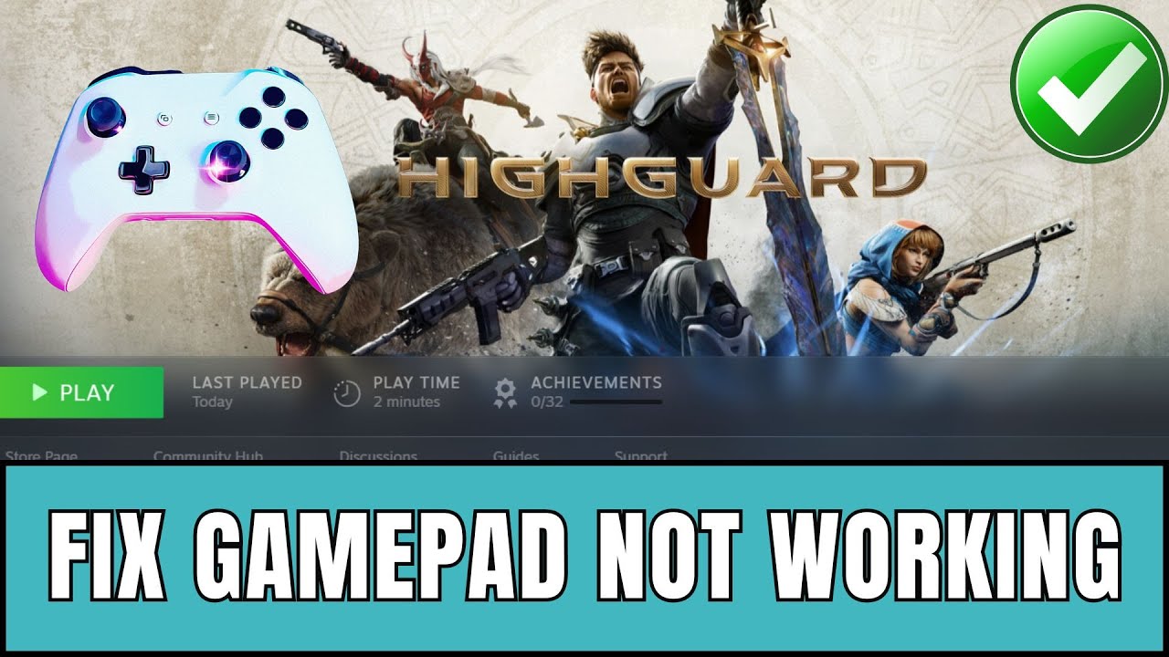 How To Fix Controller or Gamepad Not Working In Highguard #highguard ...