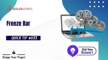 Freeze Bar | Disable Editing | Quick modeling tips| Tutorial| Tips and Tricks| Shortcut | Solidworks