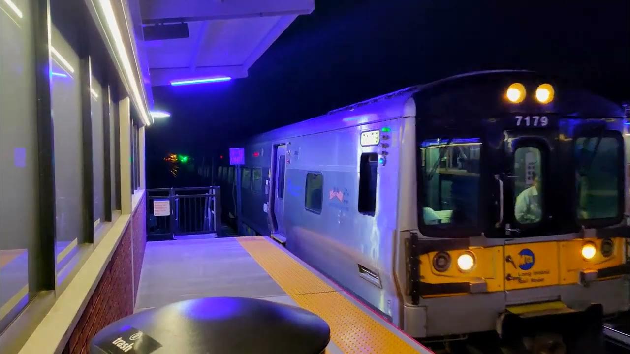 LIRR First Hempstead Branch Train to Penn Station Stopping at Elmont