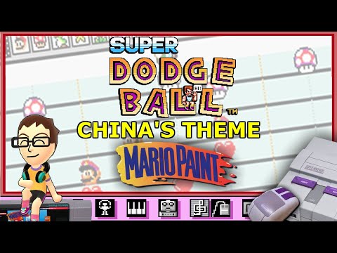 China Theme from Super Dodge Ball on Mario Paint