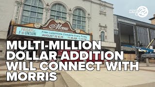 Multimillion-dollar addition works to connect to Morris Performing Arts Center