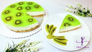 ?Kiwi? Cheesecake || کیک پنیر با طعم کیوی || کیوی چیز کیک