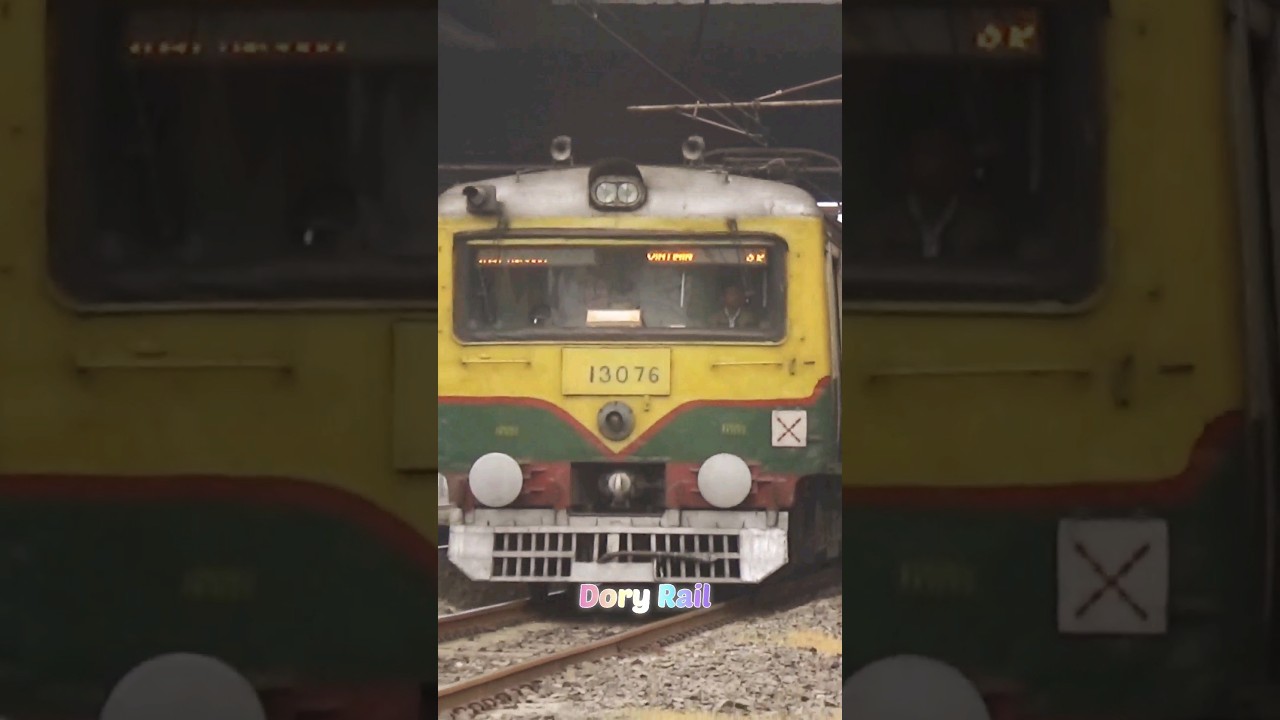 Rarest Green EMU Local train 
