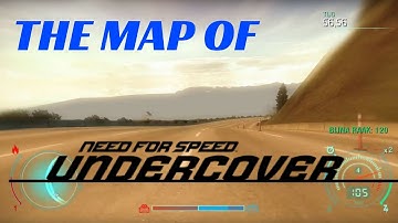 HOW BIG IS THE MAP in NFS Undercover? Drive Across the Map (FAST)