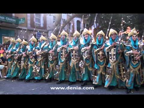 Desfile de Gala Moros y Cristianos Dénia 2013: Filà Berebers Tuaregs