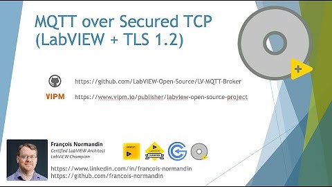 TLS Secured MQTT Broker and Server for LabVIEW