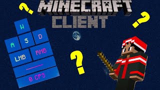 KEY STROKES AND FREE LOOK! WORLDS FIRST CLIENT FOR MCPE!