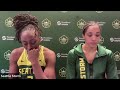 Postgame Press Conference at Connecticut Sun | Gabby Williams, Nneka Ogwumike, Coach Noelle Quinn