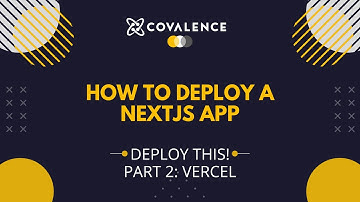 Deploying a NextJS app on Vercel | Deploy This!
