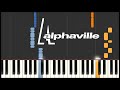 Alphaville  big in japan piano tutorial