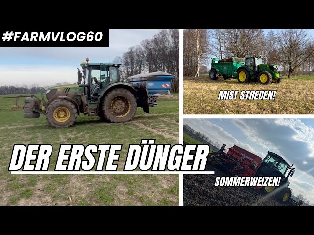 Felder dngen, Pflanzenschutz und Weizen sen. Jetzt geht's richtig los!  Farmvlog #60 - YouTube