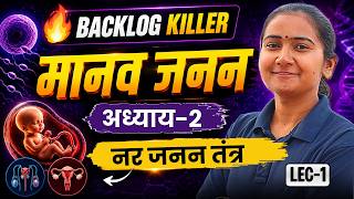 L-1, नर जनन तंत्र, अध्याय-2, मानव जनन | Backlog Killer | Class-12th Biology | कक्षा-12 जीवविज्ञान
