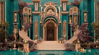 AI Generated Explore the Hidden Palace of Verdant Splendor: Where Luxury Blooms Beneath the Canopy
