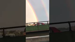 Eu não sabia #arcoiris #chuva #sol