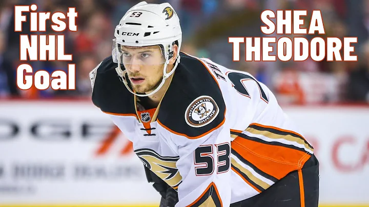 Shea Theodore #53 (Anaheim Ducks) first NHL goal J...