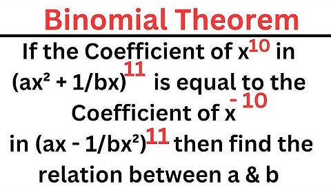 Binomial Theorem @EAG