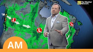 Weather AM: Canada Hit with Smokey Skies, Drought, and Storm Systems