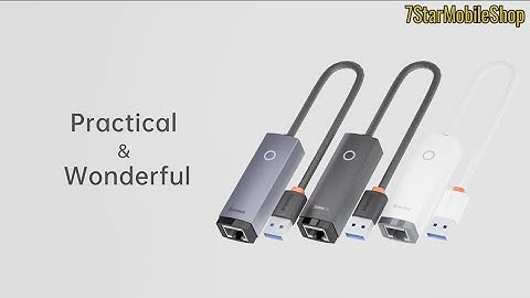 Baseus Lite Series RJ45 Lan Port Ethernet Adapter Type-C to RJ45 LAN Port 1000Mbps Hub