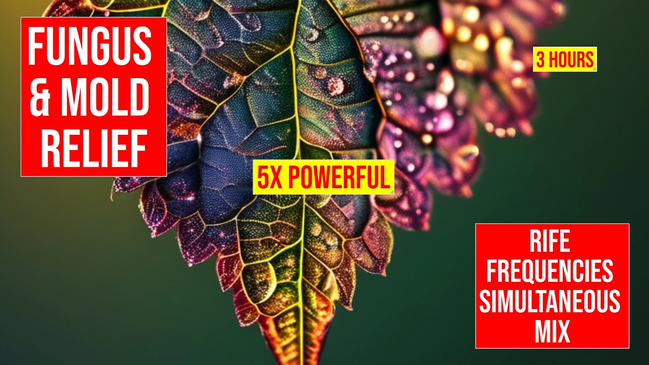 🌿✨ 3-Hour Fungus & Mold Relief Rife Tones 🎶 | Simultaneous +Relaxing Music | Detox & Heal Naturally!