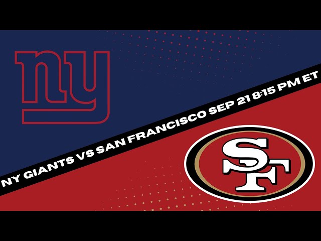 Thursday Night Football: How to watch the New York Giants vs. San Francisco  49ers tonight