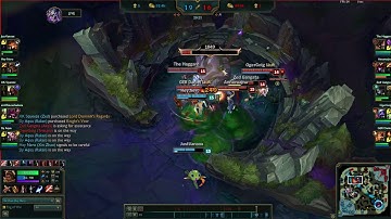 Xin Zhao steal baron 1vs5 League of Legends