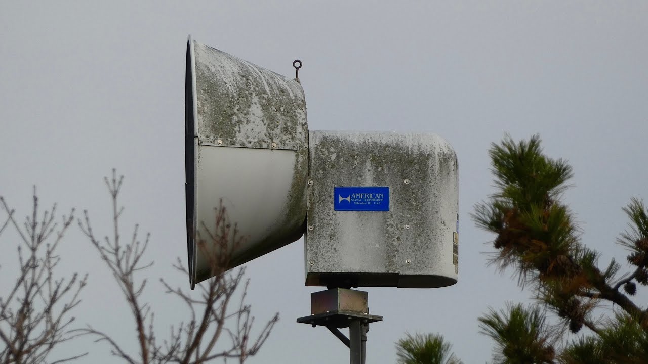 (2025 Ohio SWA) ASC T-128 Siren Test | 2 Min. Alert + Ambience | Moraine, OH