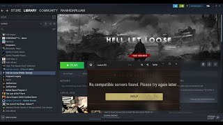 Fix Hell Let Loose Error No Compatible Servers Found/Lost Connection To Host On PC