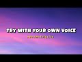 TRY WITH YOUR OWN VOICE SONGS🎙️💖| SING WITH LYRICS | BOLLYWOOD SONGS |@AnnzMelolyrics 